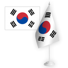 Настільний прапорець Південна Корея